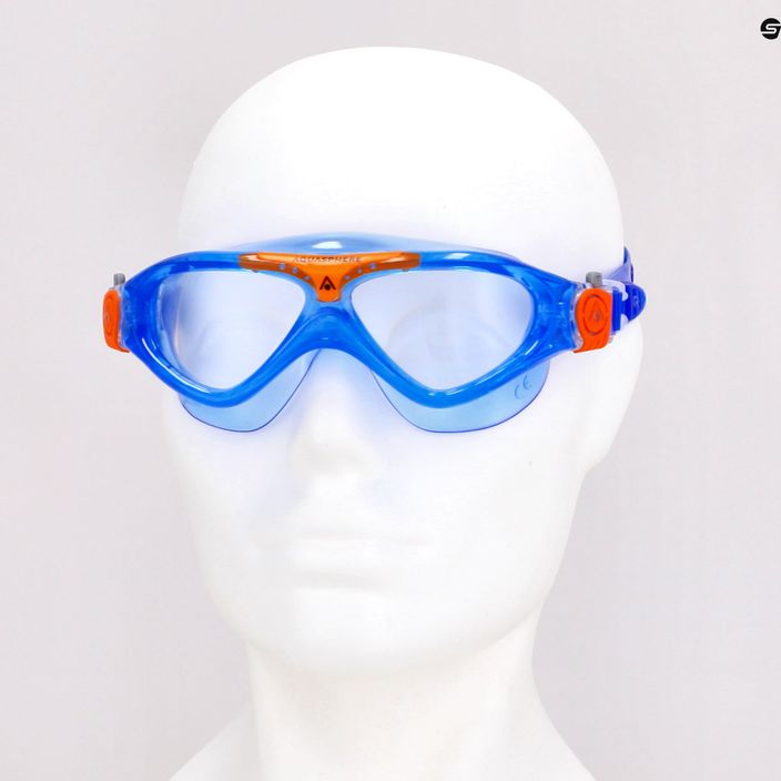 Maska do pływania dziecięca Aquasphere Vista 2022 blue/orange/clear 7
