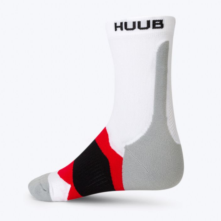 Skarpety do biegania HUUB Active Sock white 2