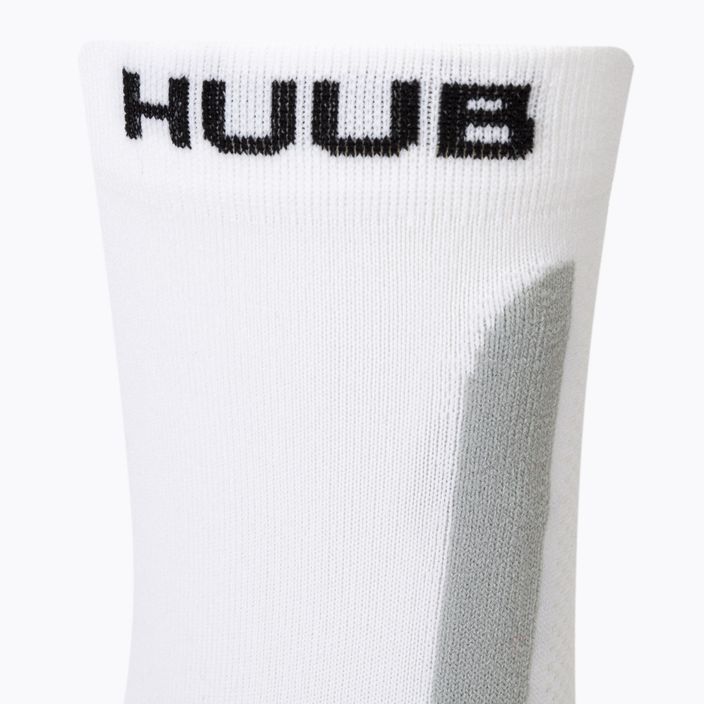 Skarpety do biegania HUUB Active Sock white 3
