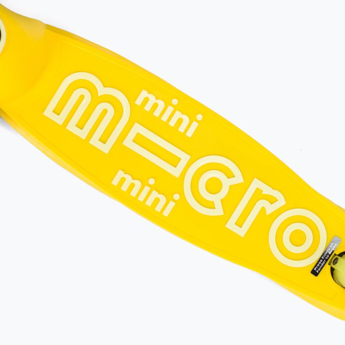 Hulajnoga trójkołowa dziecięca Micro Mini Deluxe yellow 5
