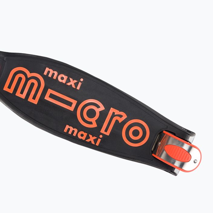 Hulajnoga trójkołowa dziecięca Micro Maxi Deluxe black/orange 5