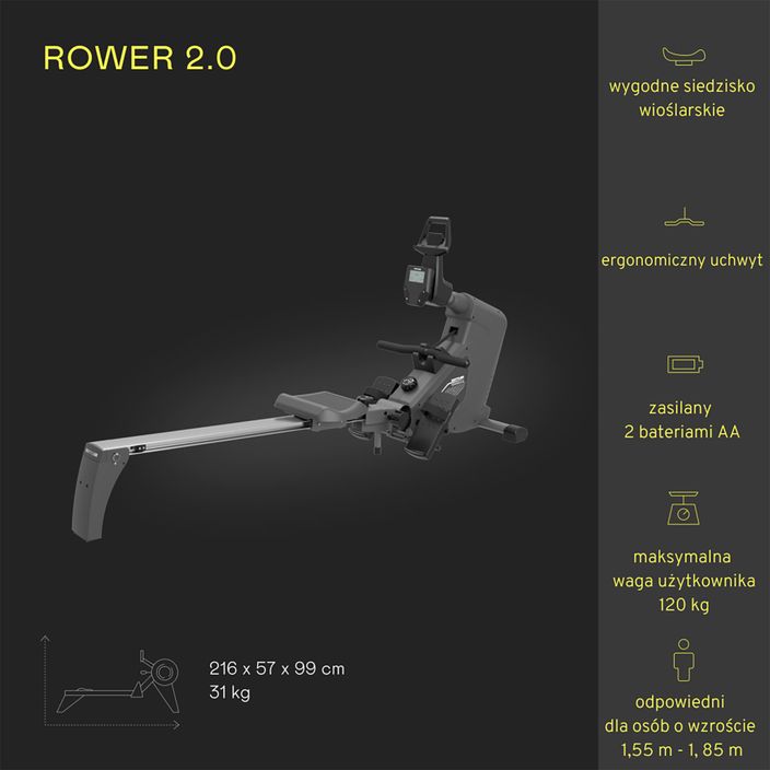 Wioślarz KETTLER Axos Rower 2.0 black 2