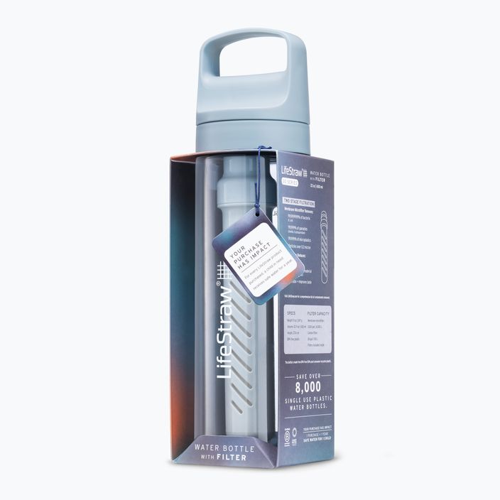 Butelka turystyczna Lifestraw Go 2.0 z filtrem 650 ml icelandic blue 4