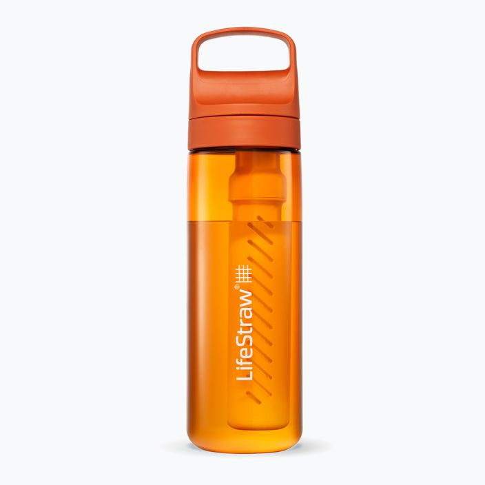 Butelka turystyczna Lifestraw Go 2.0 z filtrem 650 ml kyoto orange