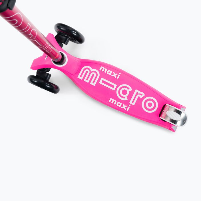 Hulajnoga trójkołowa dziecięca Micro Maxi Deluxe Shocking pink 5