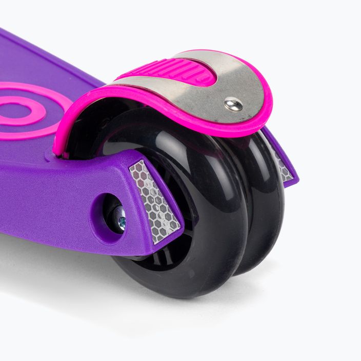 Hulajnoga trójkołowa dziecięca Micro Maxi Deluxe LED purple 6
