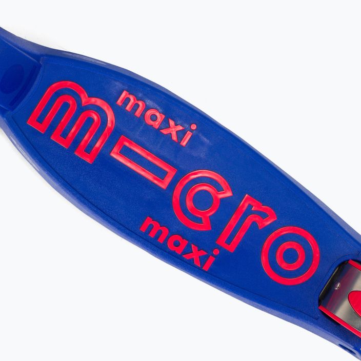 Hulajnoga trójkołowa dziecięca Micro Maxi Deluxe LED blue 5