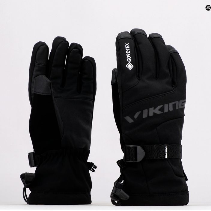 Rękawice narciarskie męskie Viking Hudson GTX Ski black 8