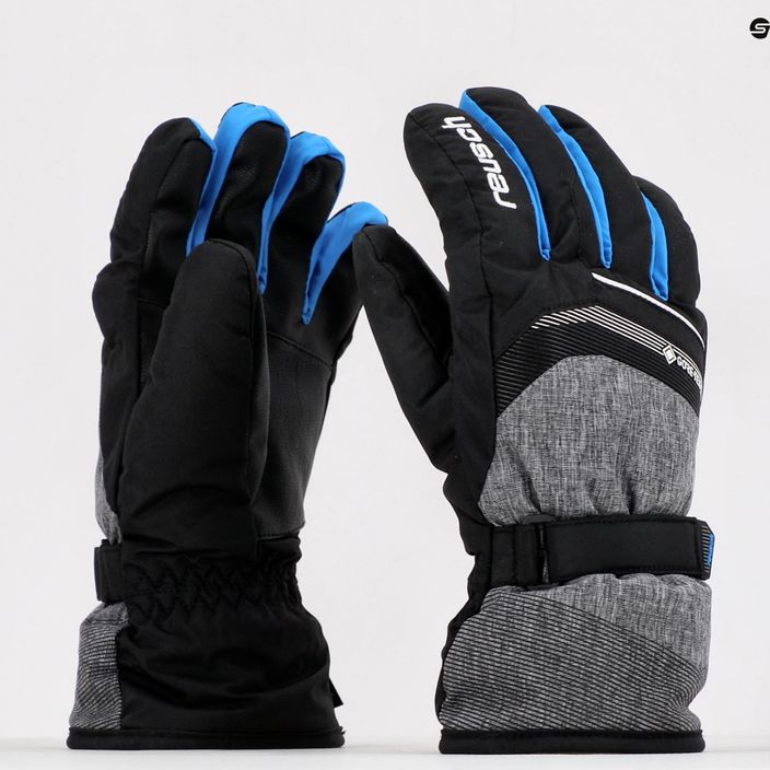 Rękawice narciarskie dziecięce Reusch Bolt GTX czarno-szare 49/61/305/7687 6