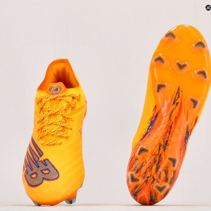 Buty piłkarskie męskie New Balance Furon v7 Pro FG impulse/vibrant orange 10
