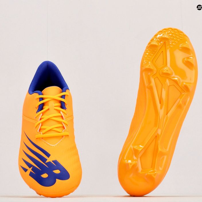Buty piłkarskie dziecięce New BalanceFuron V6+ Dispatch JNR FG impulse/vibrant orange 10