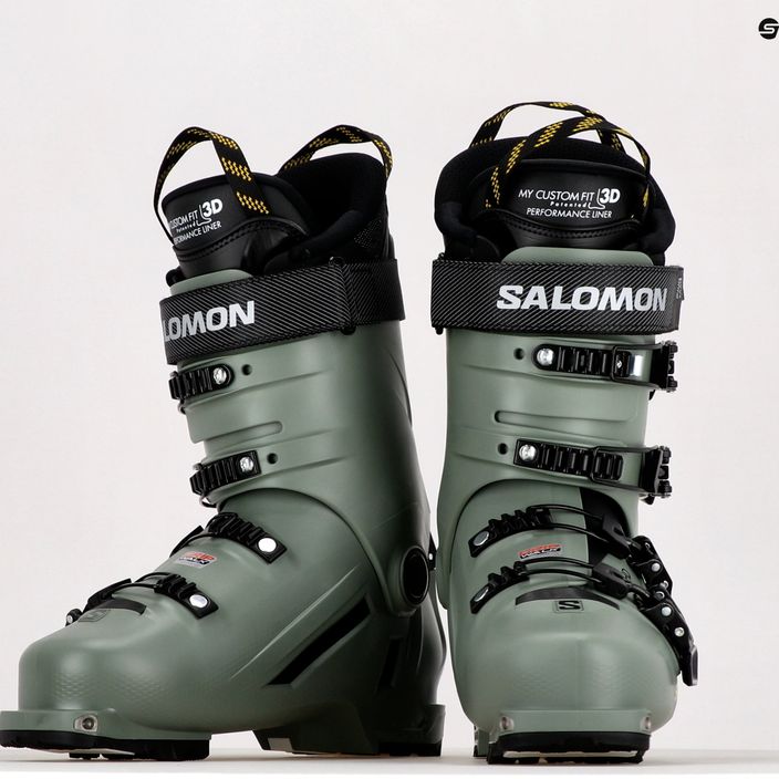 Buty narciarskie męskie Salomon Shift Pro 100 AT oil green/solar power 11