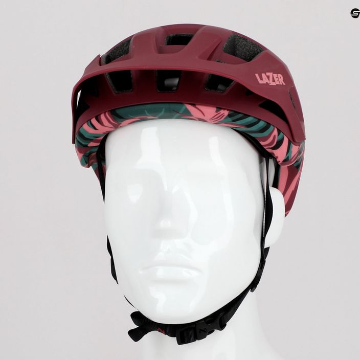 Kask rowerowy Lazer Coyote matte red rainforest 13