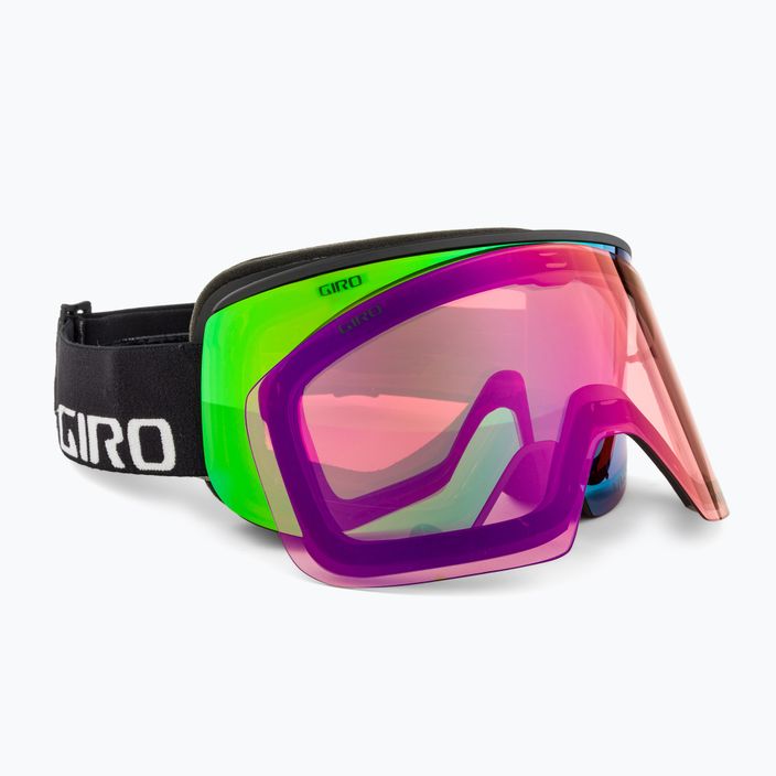 Gogle narciarskie Giro Axis black wordmark/ emerald/infrared