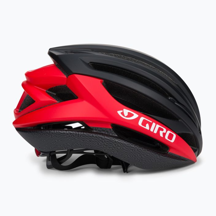 Kask rowerowy Giro Syntax matte black/bright red 3