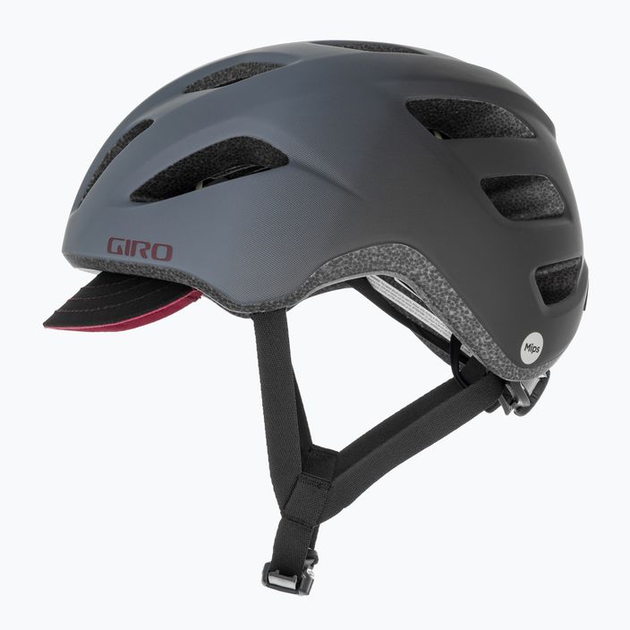 Kask rowerowy Giro Cormick Integrated MIPS matte grey maroon 5