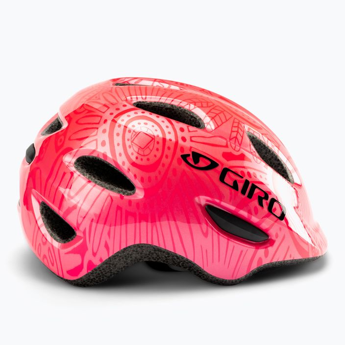 Kask rowerowy dziecięcy Giro Scamp bright pink pearl 3
