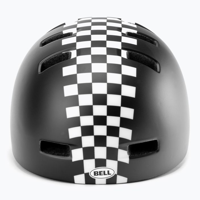 Kask rowerowy dziecięcy Bell Lil Ripper checkers matte black/white 2