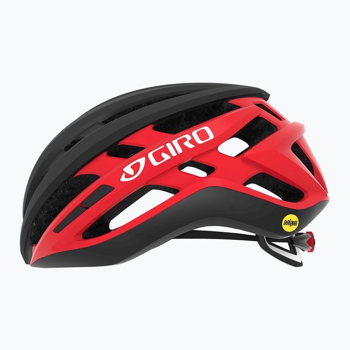 Kask rowerowy Giro Agilis matte black bright red 8