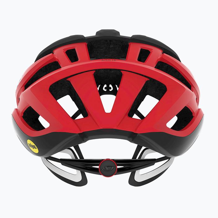 Kask rowerowy Giro Agilis matte black bright red 9