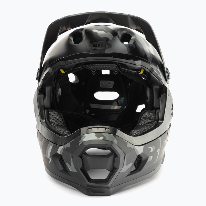 Kask rowerowy Bell FF Super DH MIPS Spherical matte gloss black camo 2