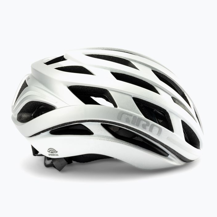 Kask rowerowy Giro Helios Spherical MIPS matte white/silver fade 3