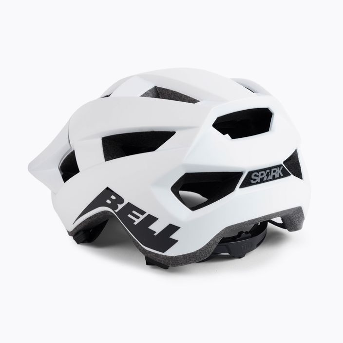 Kask rowerowy Bell Spark matte gloss white/black 4