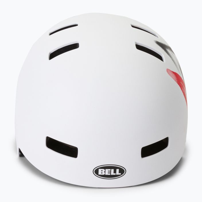 Kask rowerowy Bell Local matte white scribble 2