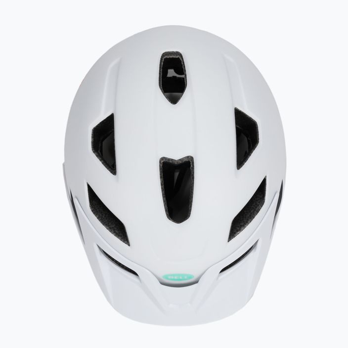 Kask rowerowy dziecięcy Bell Sidetrack matte white chapelle 6