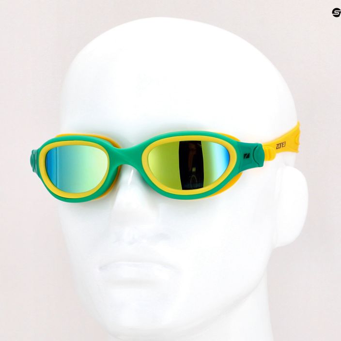 Okulary do pływania ZONE3 Venator-X Swim green/yellow 7