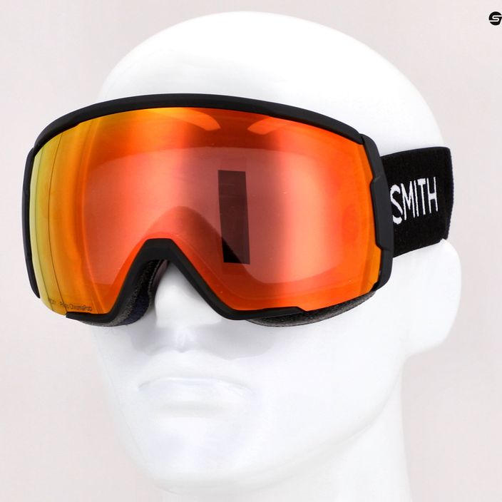 Gogle narciarskie Smith Proxy black/chromapop photochromic red mirror 9