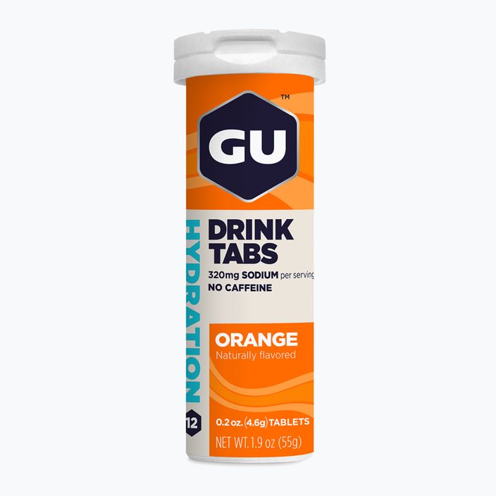 Tabletki nawadniające GU Hydration Drink Tabs orange 12 tabletek