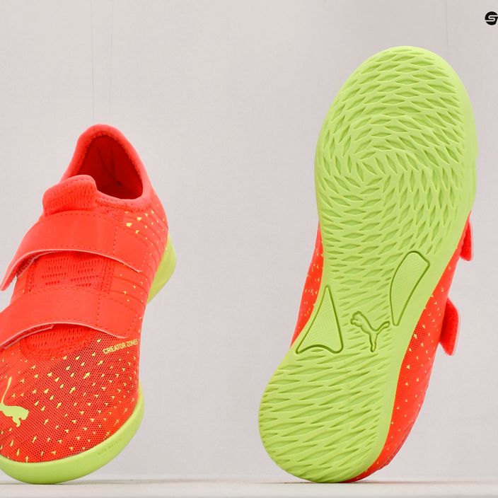 Buty piłkarskie dziecięce PUMA Future Z 4.4 IT V fiery coral/fizzy light/puma black/salmon 9