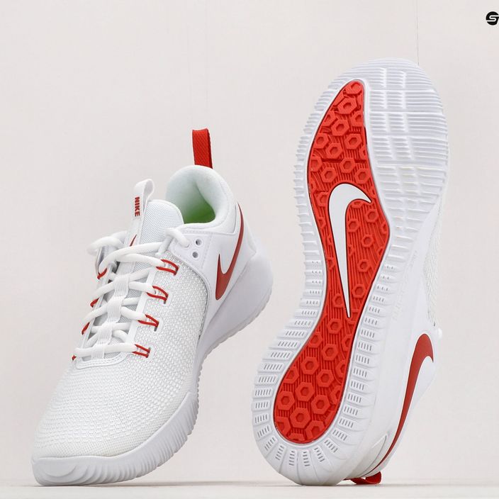 Buty do siatkówki męskie Nike Air Zoom Hyperace 2 white/red 11