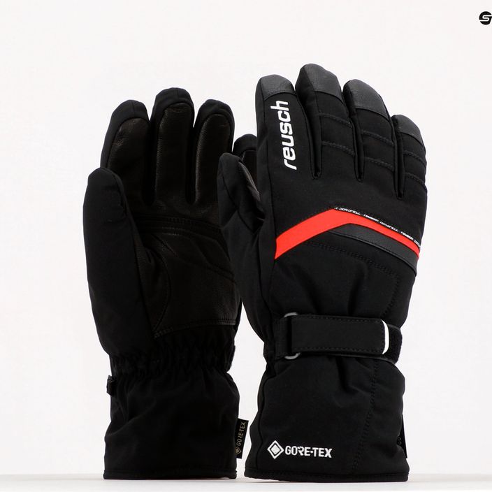 Rękawice narciarskie Reusch Manni GTX black/white/fire red 8