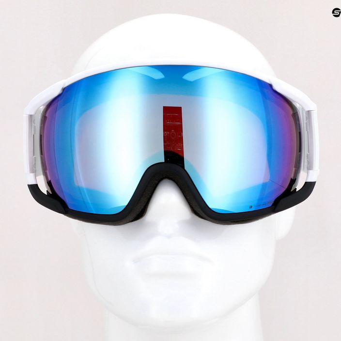 Gogle narciarskie POC Zonula Clarity Comp hydrogen white/uranium black/spektris blue 11