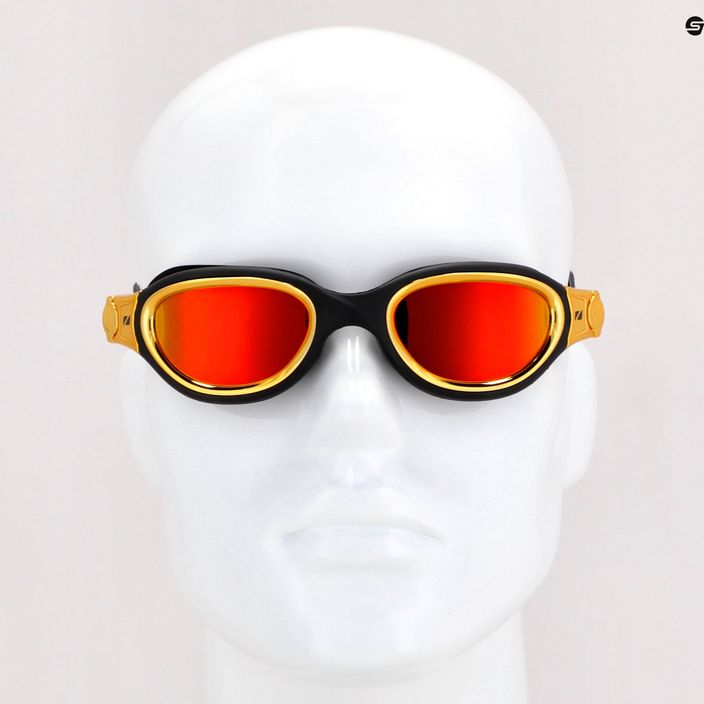 Okulary do pływania ZONE3 Venator-X Swim black/metallic gold 7