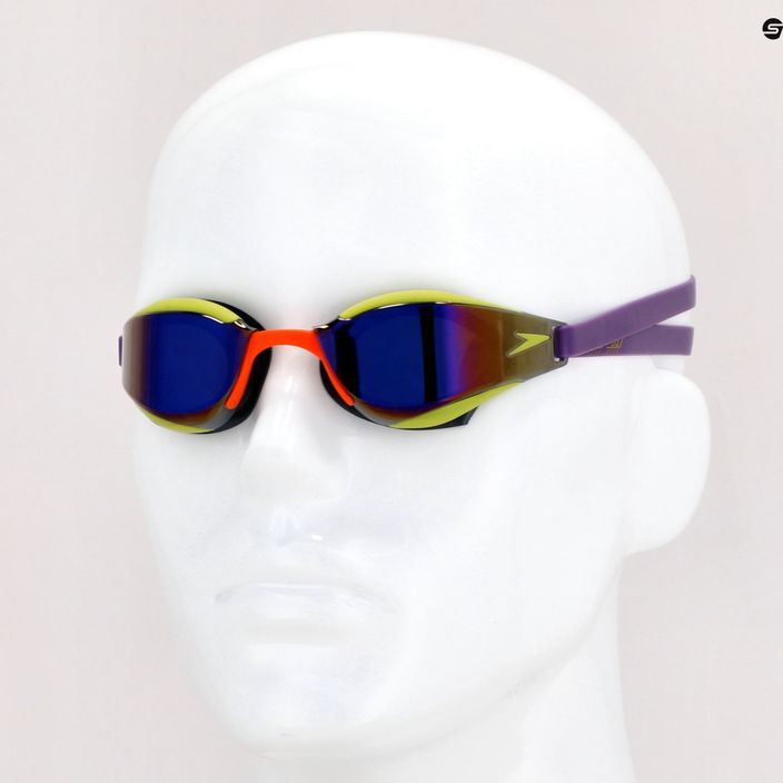 Okulary do pływania Speedo Fastskin Hyper Elite Mirror imperial/salso/atomic lime/violet 7