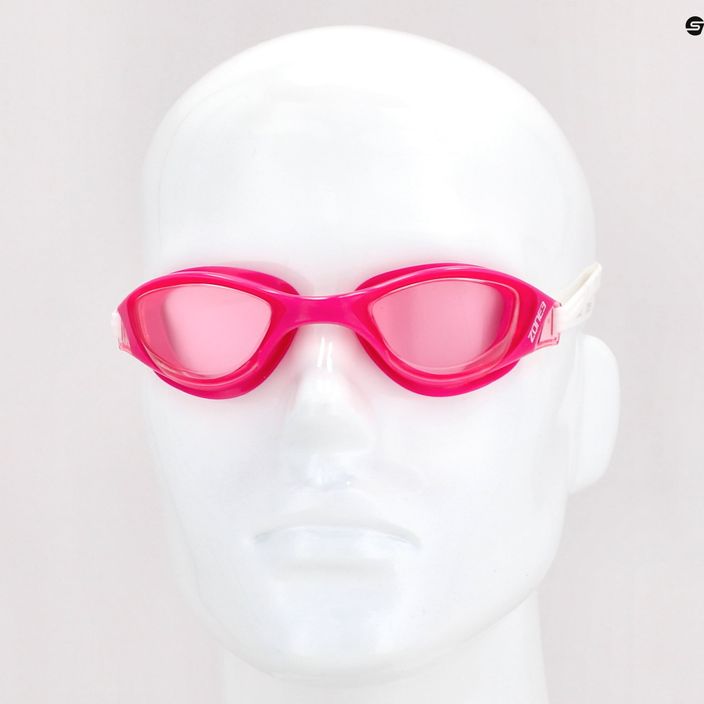 Okulary do pływania ZONE3 Aspect pink/white 7