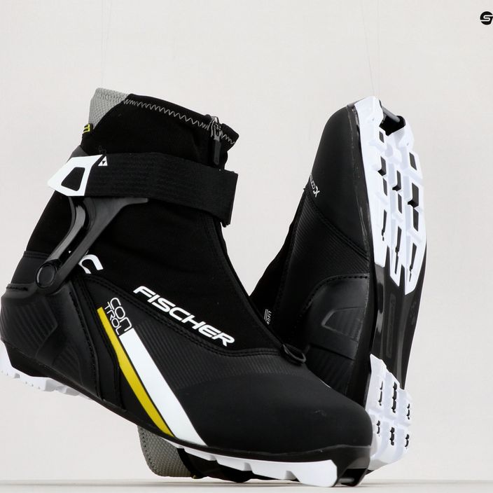 Buty do nart biegowych Fischer XC Control black/white/yellow 18