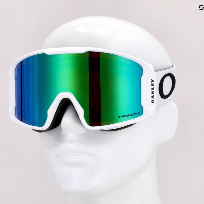 Gogle narciarskie Oakley Line Miner M matte white/prizm snow jade iridium 5