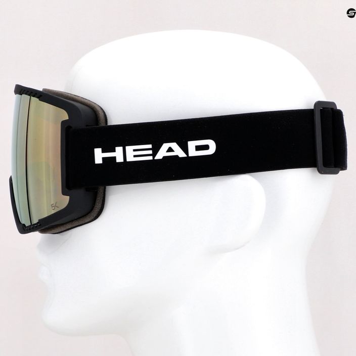 Gogle narciarskie HEAD Contex Pro 5K gold/black 7