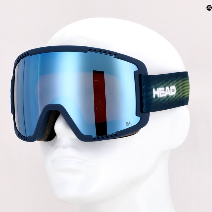 Gogle narciarskie HEAD Contex Pro 5K EL blue/shape 10