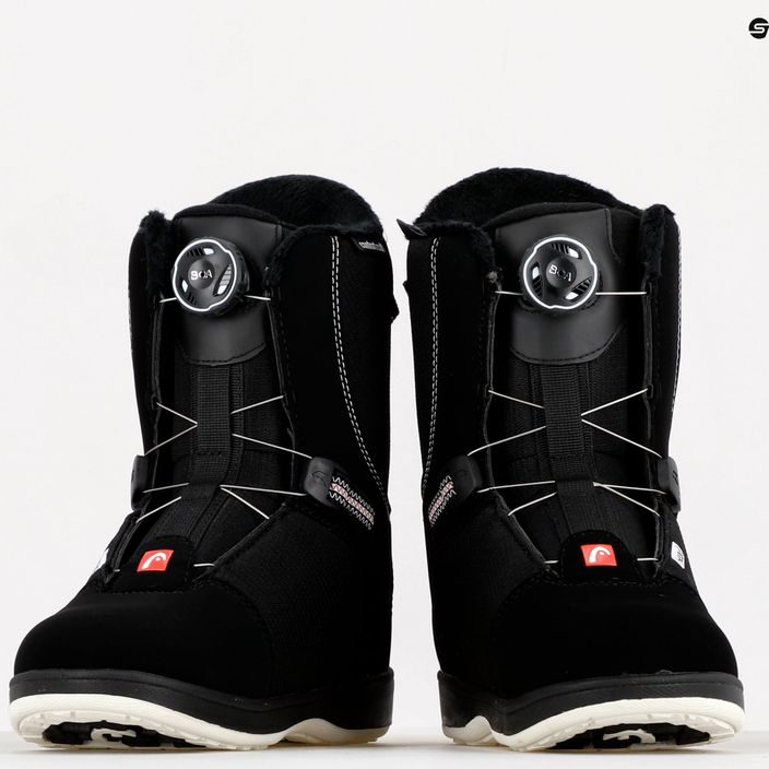 Buty snowboardowe dziecięce HEAD Jr Boa black 9