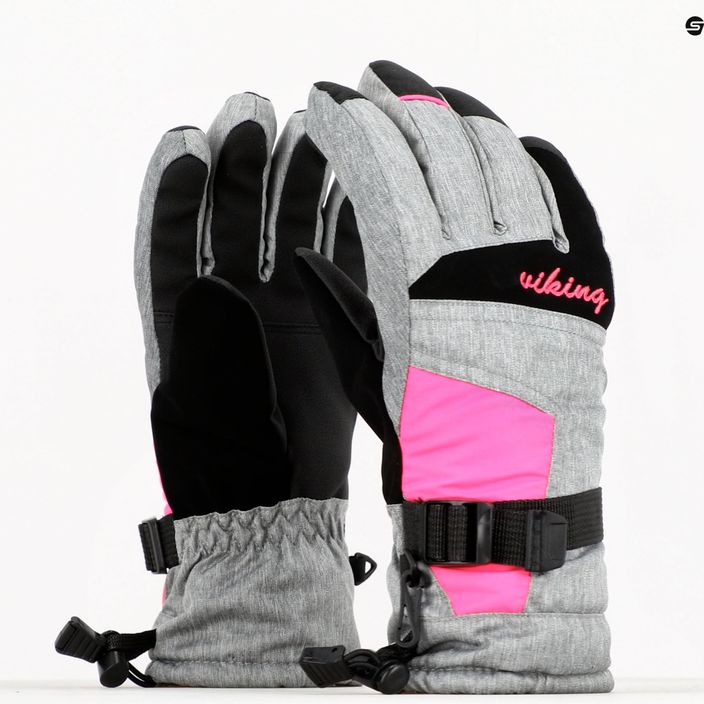 Rękawice narciarskie damskie Viking Ronda Ski pink 9