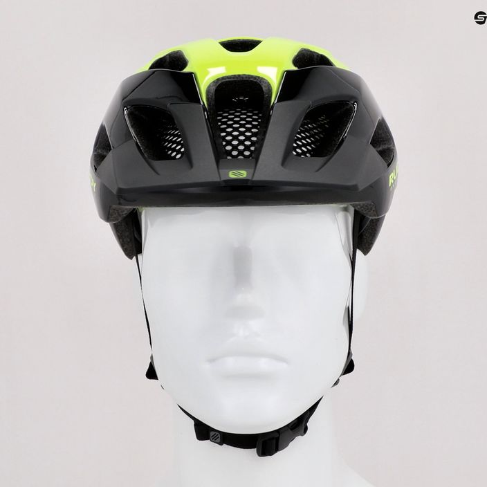 Kask rowerowy Rudy Project Crossway black/yellow fluo shiny 9