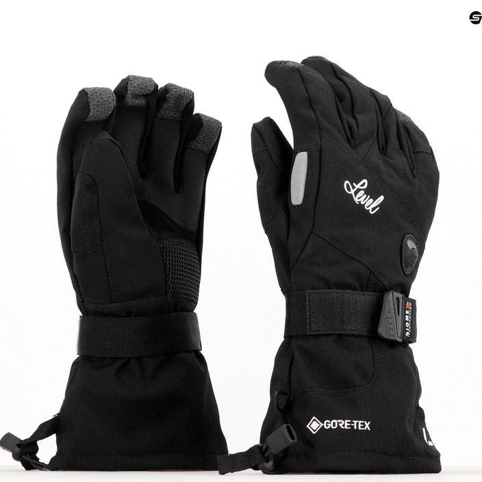Rękawice snowboardowe damskie Level Half Pipe Gore-Tex black 6