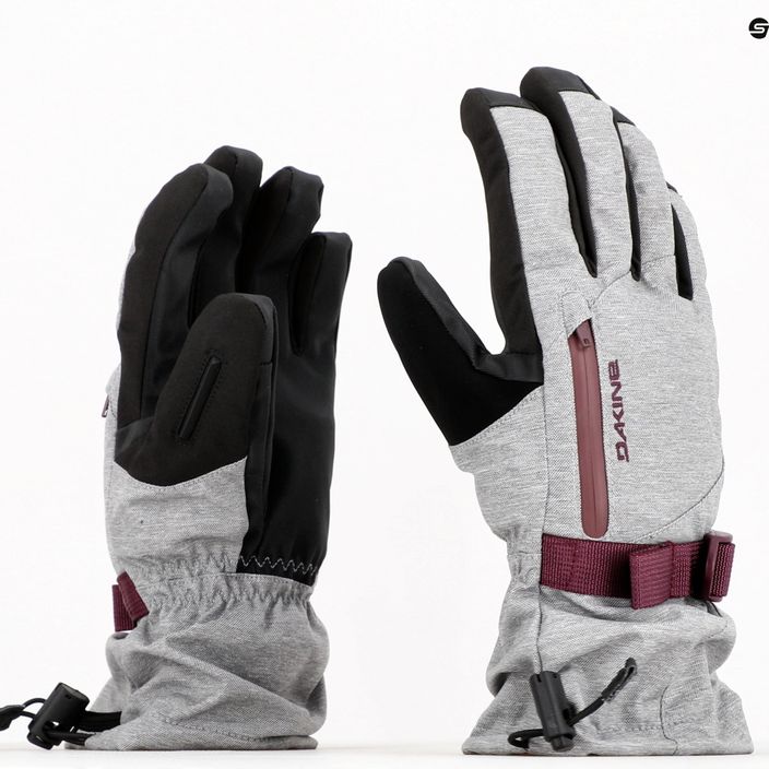 Rękawice snowboardowe damskie Dakine Sequoia Gore-Tex Glove silver grey 11