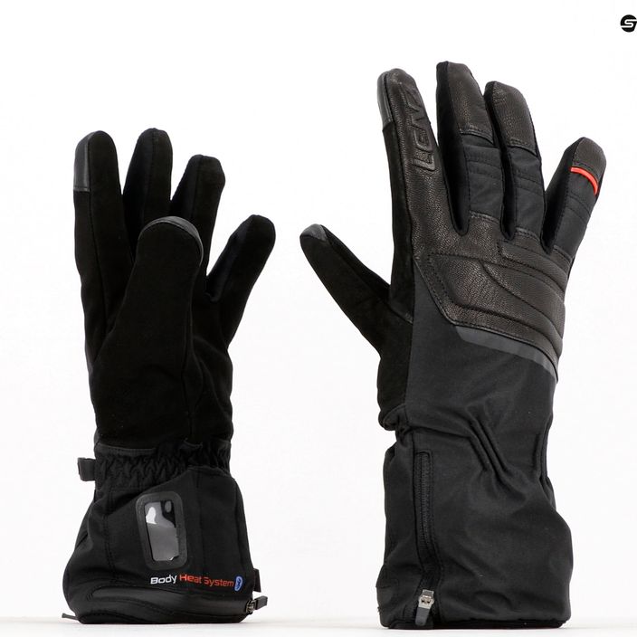 Rękawice narciarskie podgrzewane Lenz Heat Glove 6.0 Finger Cap Urban Line black 9