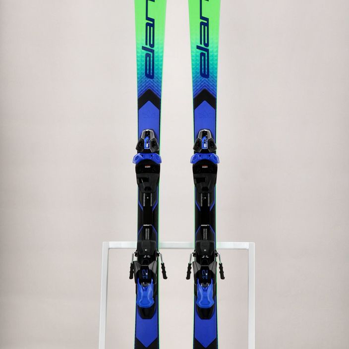 Narty zjazdowe Elan Ace SCX Fusion + wiązania EMX 12 green/blue/black 14